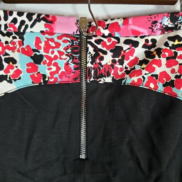 Bebe Mini Skirt Small P Pleated Black Satin Polyester Kimberlee Skirt - Picture 3 of 8